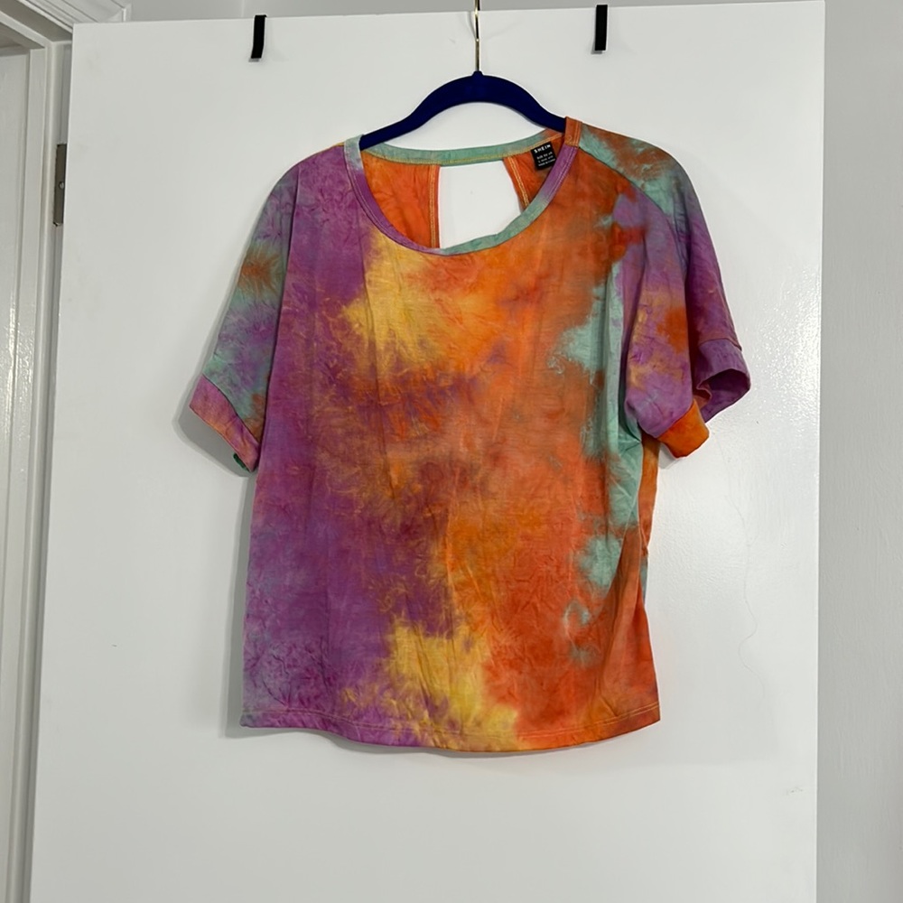 Open back t shirt